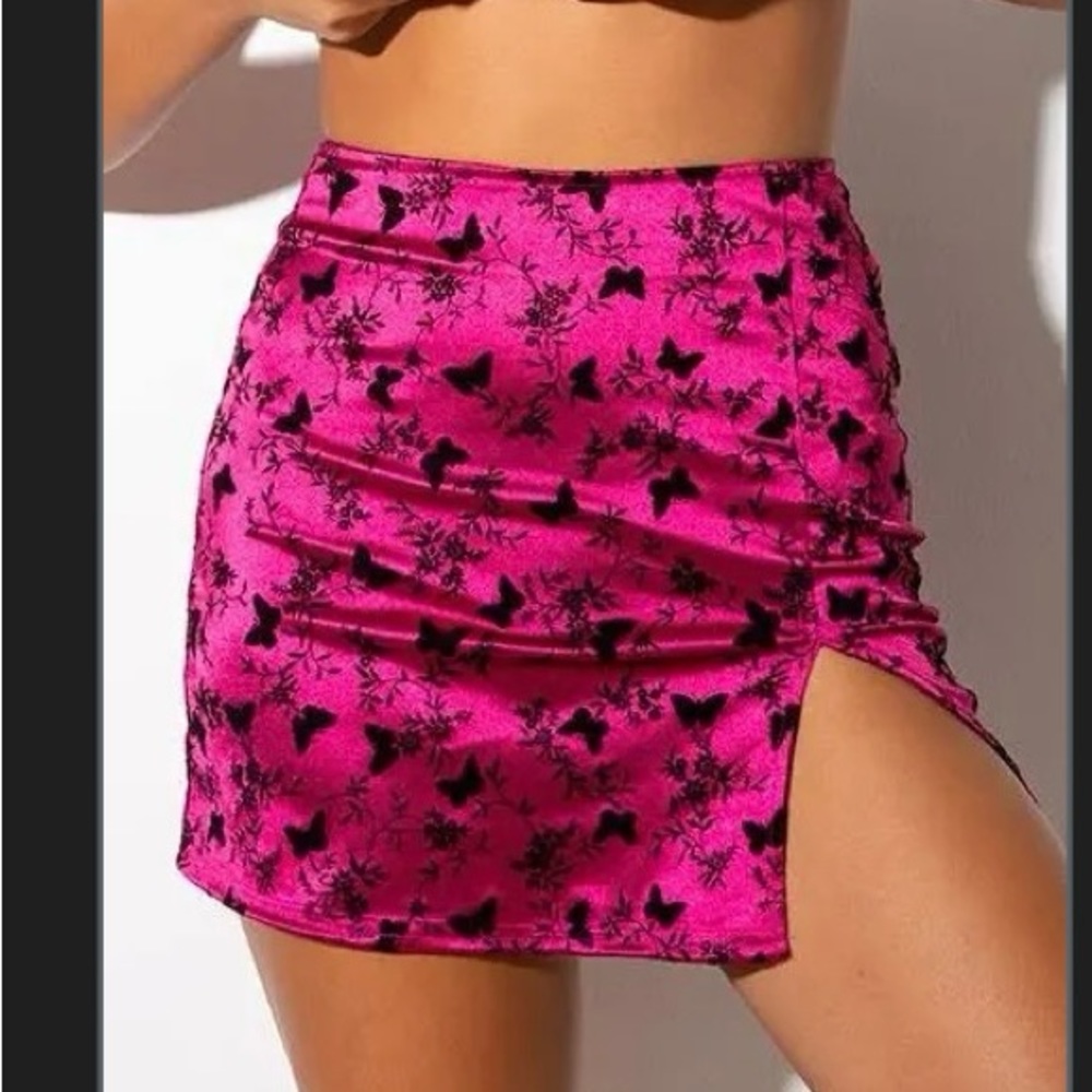 Motel Rocks Wren Mini Skirt in Butterfly